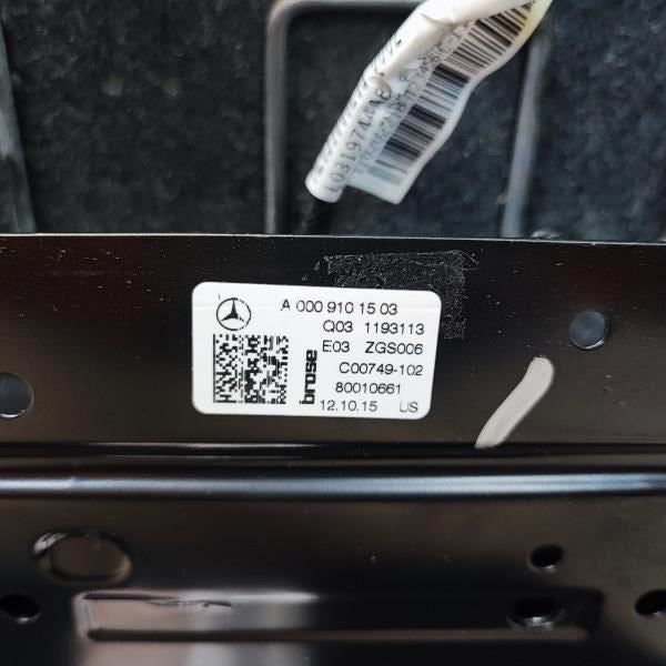 2015-2021 Mercedes-Benz C300 Front Right Upper Seat Back 205-910-11-47-9D88 OEM - Alshned Auto Parts