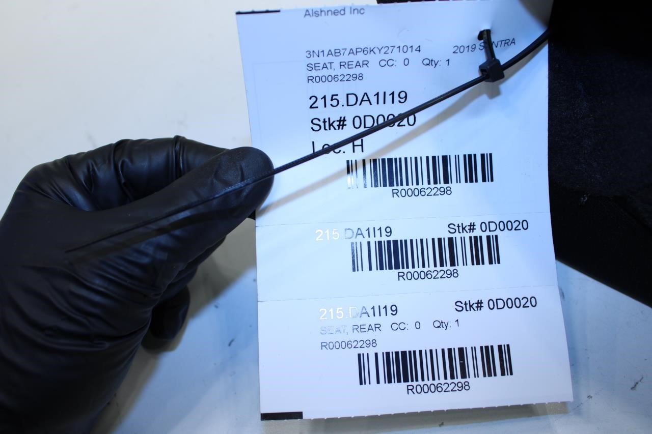 2018-19 Nissan Sentra SV Rear RH Side 2nd Row Seat Back Cushion 88620-9AE8D OEM - Alshned Auto Parts