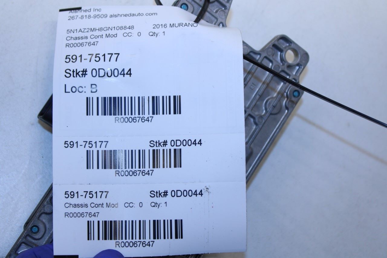 2015-2019 Nissan Murano Platinum 3.5 Transmission Control Module 310F6-BV91A OEM - Alshned Auto Parts