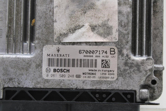2014-2017 Maserati Ghibli 3.0L Engine Computer Control Module ECU ECM 670007174 - Alshned Auto Parts
