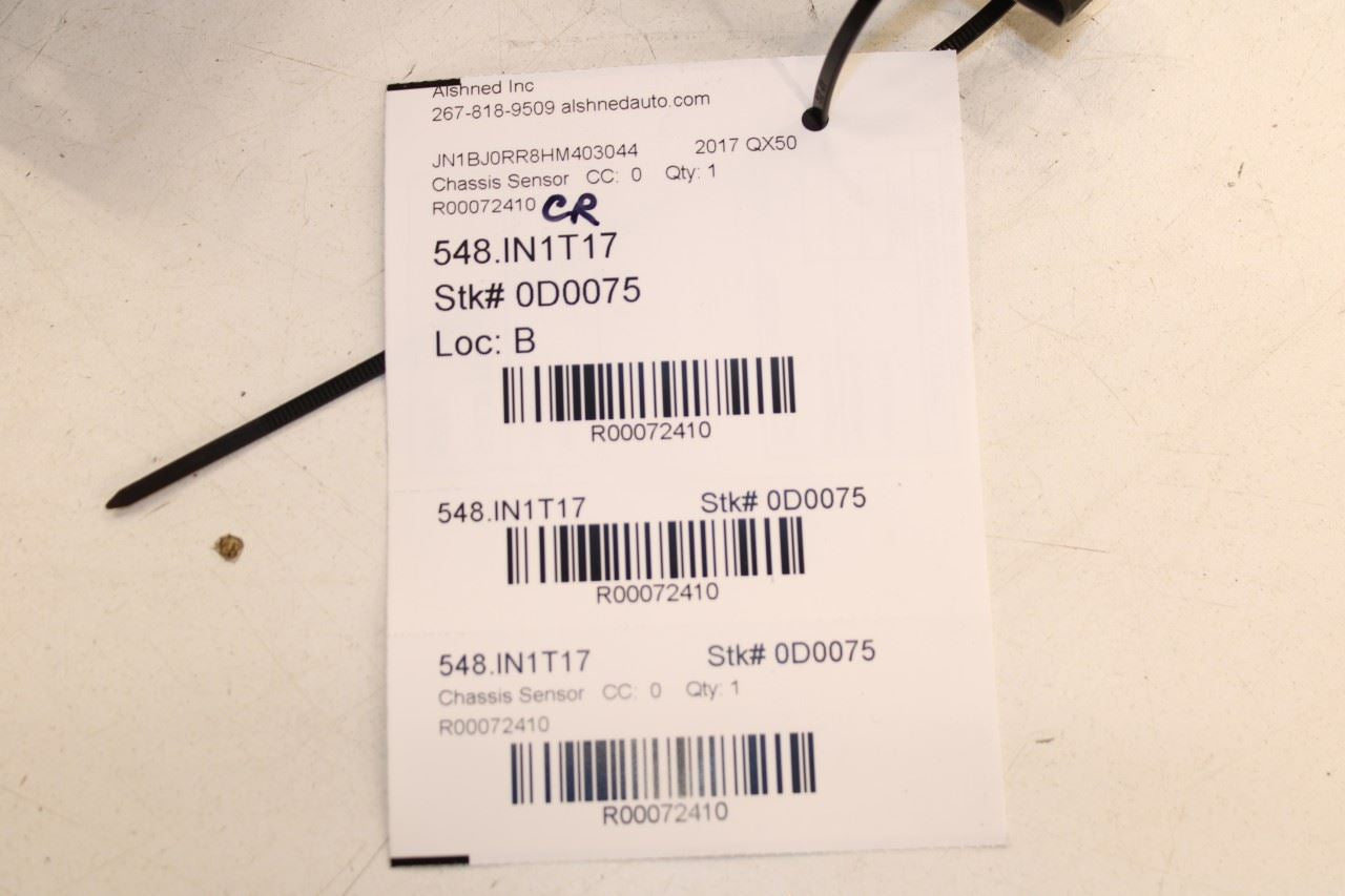 16-17 Infiniti QX50 3.7L AWD Front Distance Sensor w/ Technology Package *ReaD* - Alshned Auto Parts