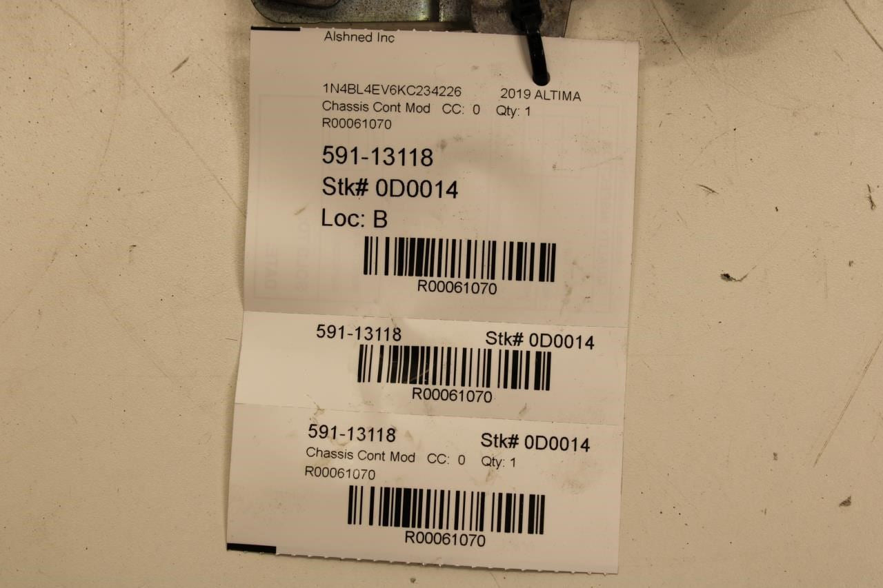 2019 Nissan Altima SL 2.5L Automatic Transmission Control Module TCM 310F6-5NA0A - Alshned Auto Parts