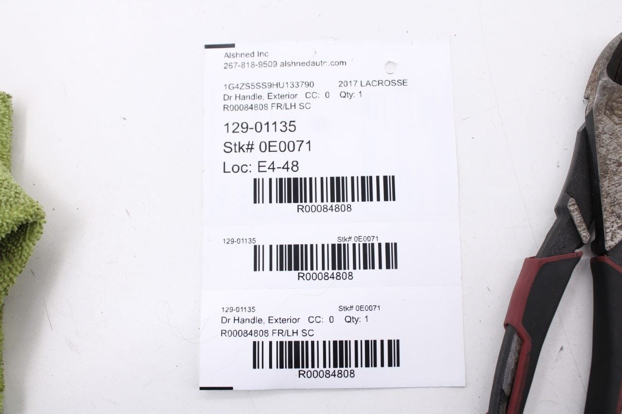 2017-19 Buick LaCrosse Premium 3.6L Front Driver Left Side Door Exterior Handle14