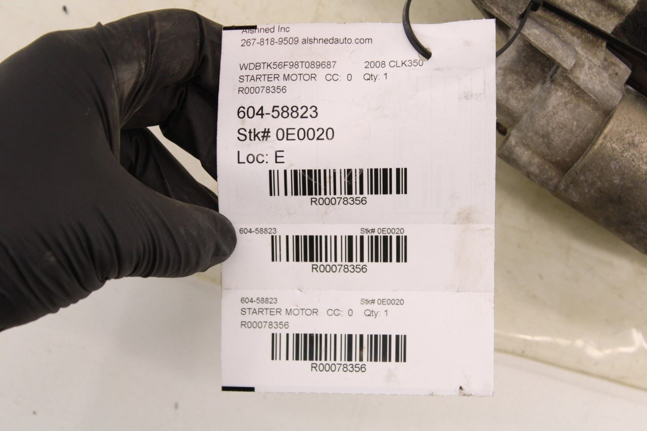 2006-2009 Mercedes-Benz CLK 350 3.5L Engine Starter Motor 0061515901 OEM - Alshned Auto Parts