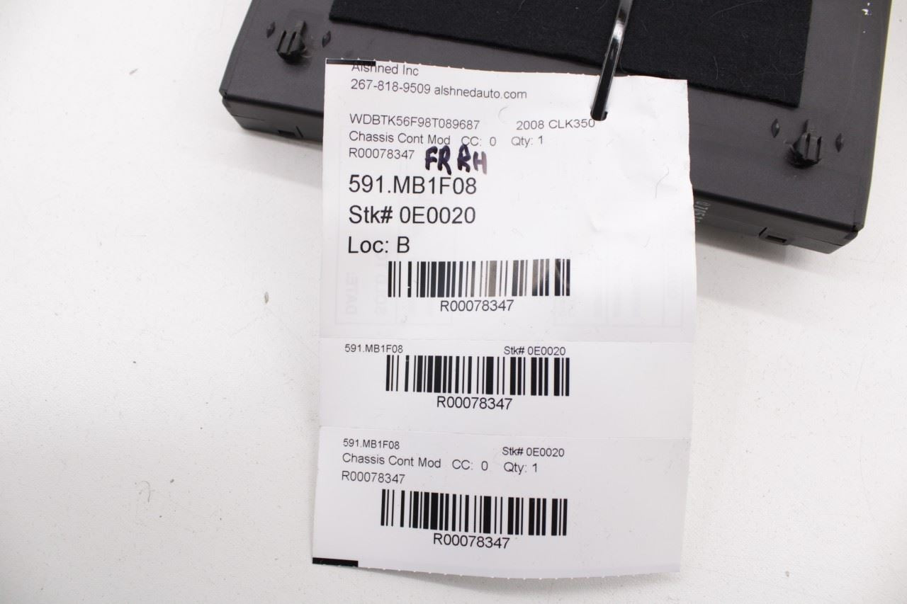 06-2009 Mercedes-Benz CLK 350 Front Right Side Door Computer Control Module OEM - Alshned Auto Parts
