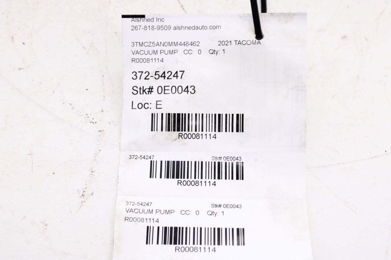 2016-2023 Toyota Tacoma SR5 3.5L Vacuum Pump 29300-0P021 OEM12