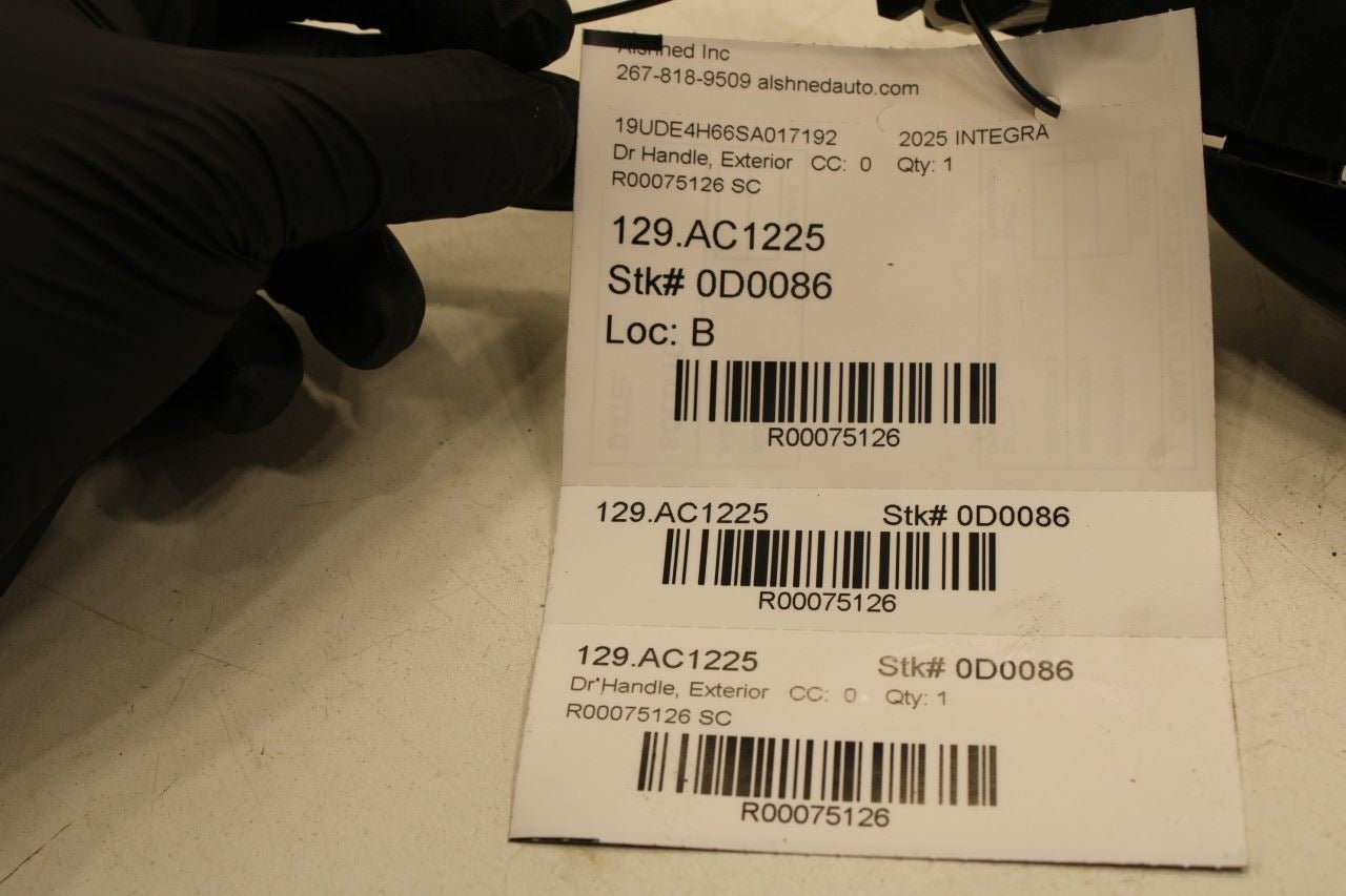 23-26 Acura Integra A-Spec Rear Right Side Door Exterior Handle 72641-3S5-A11ZB - Alshned Auto Parts