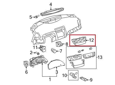 2009-11 Toyota Camry LE Dash AC Heater Temperature Climate Control 55900-06280-B - Alshned Auto Parts