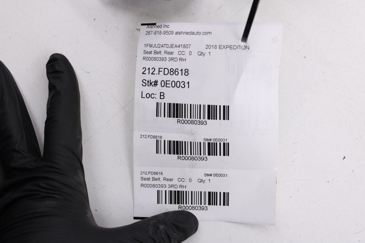 2018-21 Ford Expedition Limited 3.5L Rear Right Side 3rd Row Seat Belt Retractor - Alshned Auto Parts