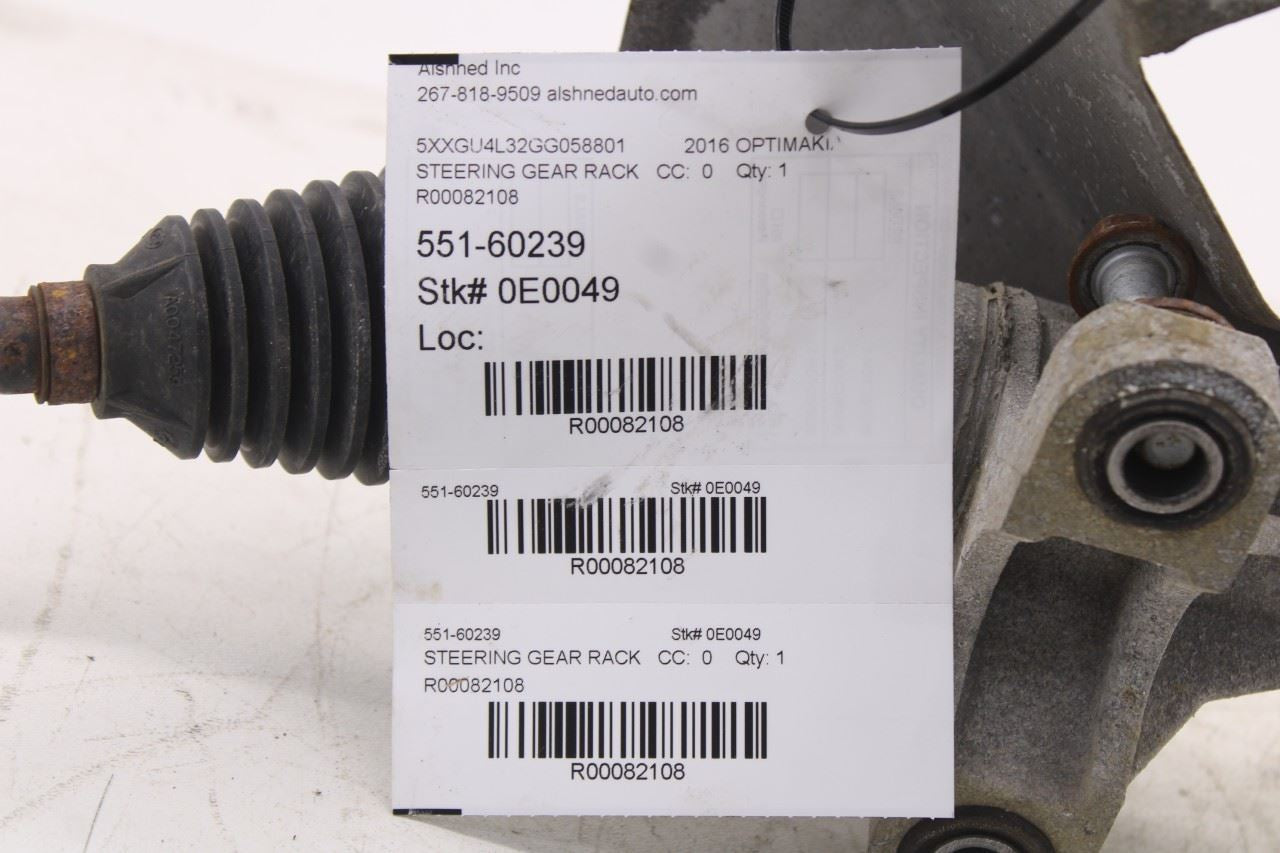 2016-2018 Kia Optima EX Power Steering Gear Rack and Pinion 56500-D4000 OEM13