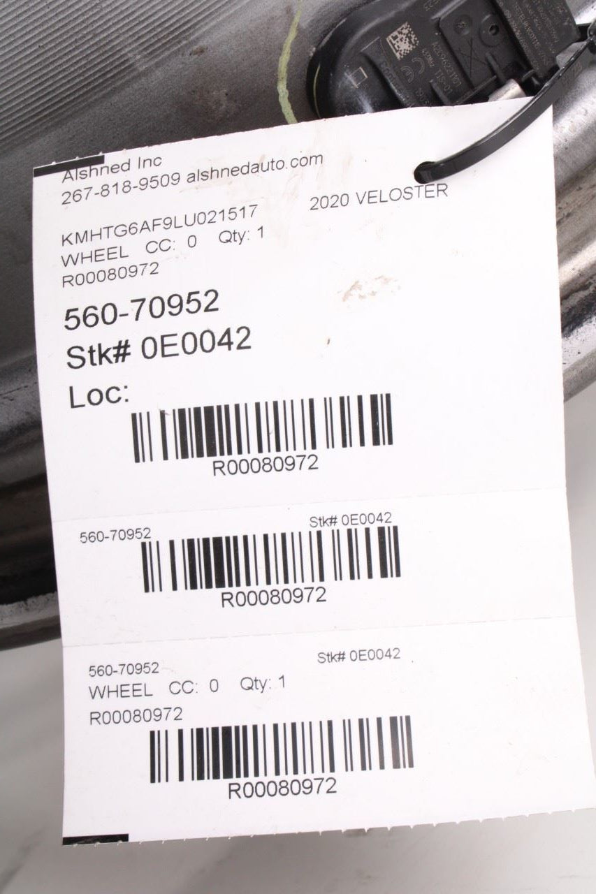 2019-21 Hyundai Veloster Aluminium Wheel R17x7.0J 5 Spoke 52910-J3050 OEM *ReaD*10