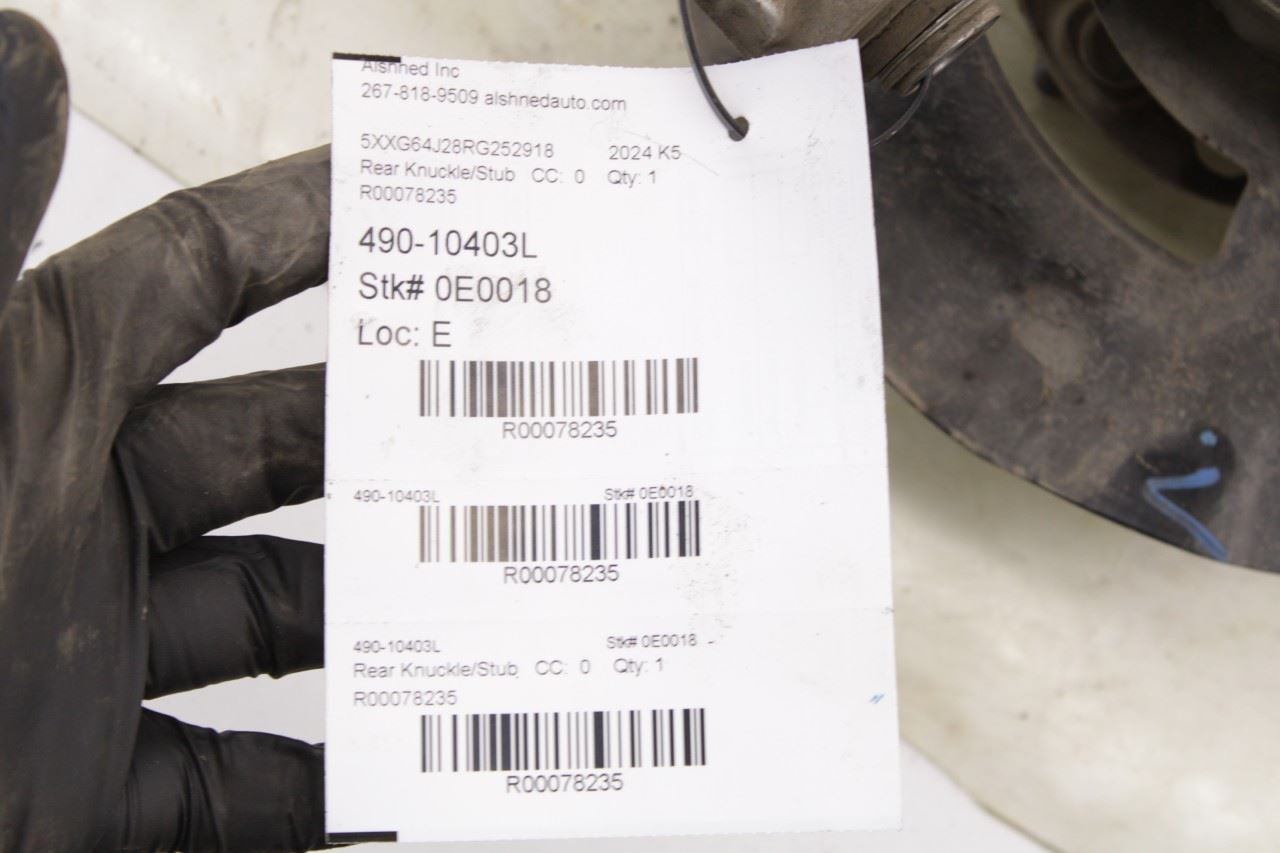 2021-2024 Kia K5 GT-Line Rear Left Driver Side Spindle Knuckle Hub 52710-L3500 - Alshned Auto Parts
