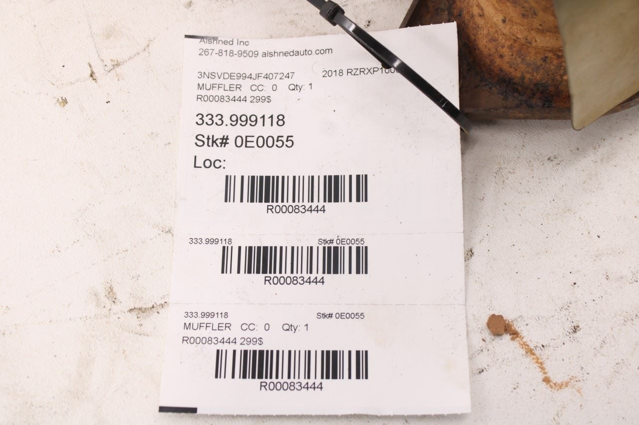2018-2023 Polaris RZR XP 1000 Exhaust System Muffler Silencer 1263066 OEM11