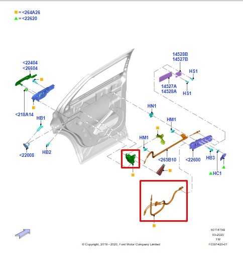 2020-24 Ford Explorer Police Rear Left Door Lock Latch Actuator MB5Z-78264A27-E - Alshned Auto Parts
