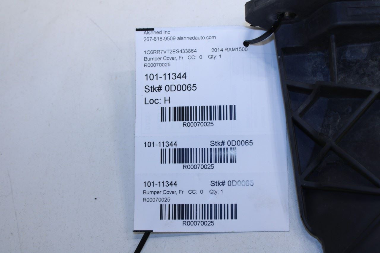 2013-18 Ram 1500 Crew Cab Front Bumper Upper Center Reinforcement 68104942AC OEM - Alshned Auto Parts