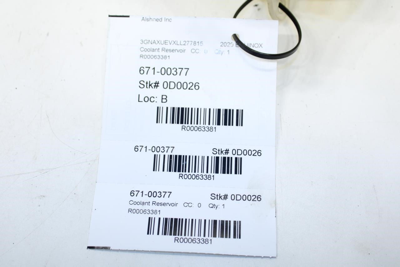 2019-2025 Chevrolet Equinox LT 1.5L Radiator Coolant Reservoir Bottle 23386455 - Alshned Auto Parts