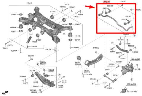 2019-20 Hyundai Santa Fe AWD Rear Stabilizer Sway Anti-Roll Bar 55510-S1000 OEM - Alshned Auto Parts