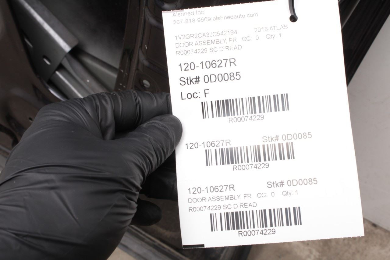 2018-2022 Volkswagen Atlas S Front Right Door Shell Panel 3CN831056M OEM *ReaD* - Alshned Auto Parts