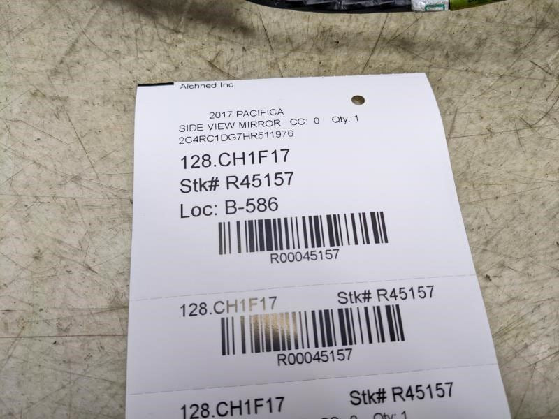 2017-19 Chrysler Pacifica LH Side Rearview Mirror Power Heated 5VD37AXRAC *ReaD* - Alshned Auto Parts