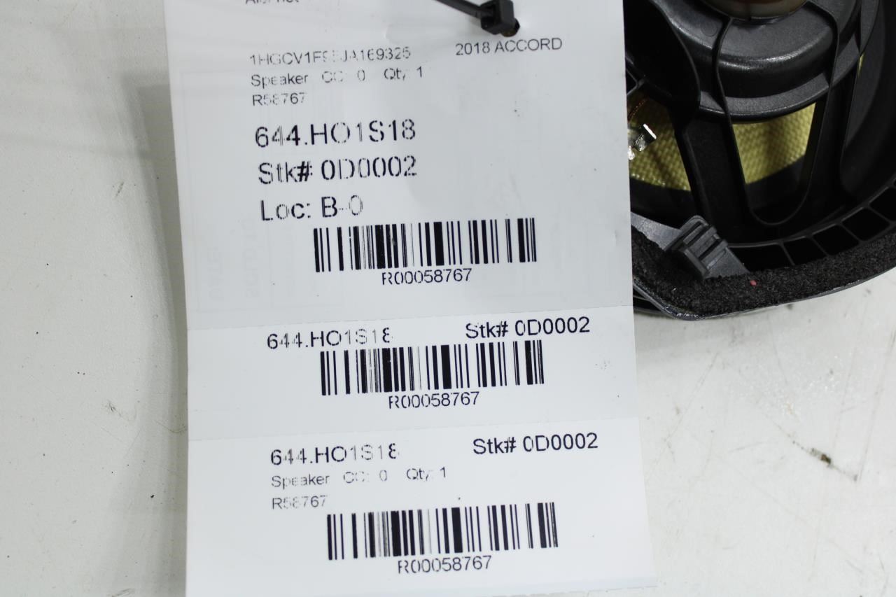 2018-2022 Honda Accord Front Left & Right Door Audio Speakers 39120-TBA-A81 - Alshned Auto Parts