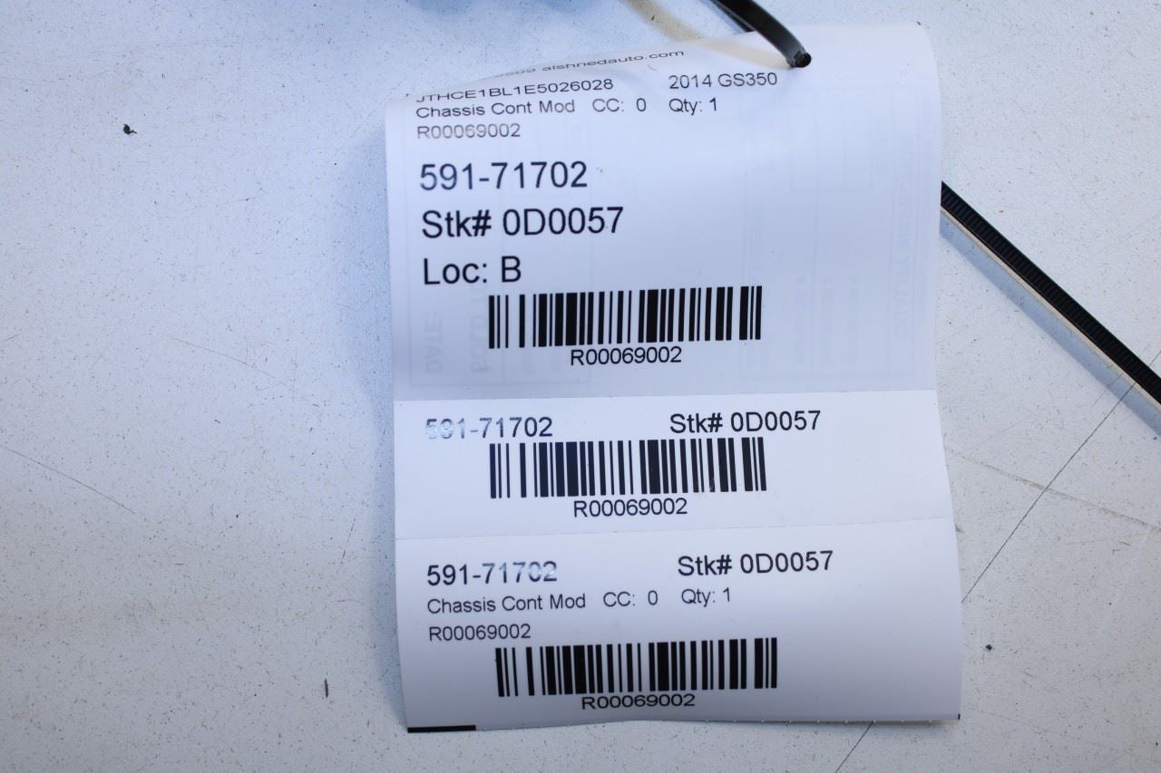 2013-2020 Lexus GS350 Engine Cooling Fan Controller Control Module 89257-30100 - Alshned Auto Parts