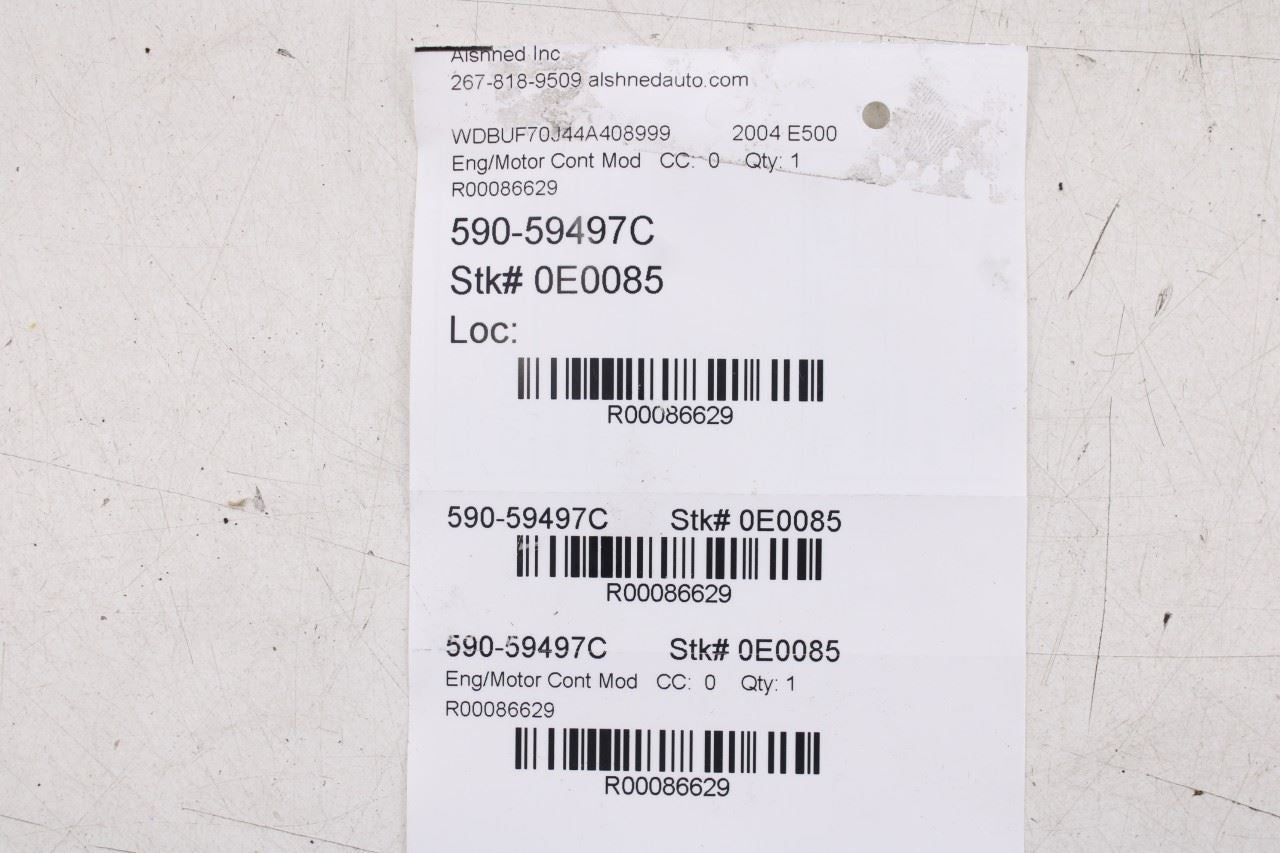 2003-2005 Mercedes-Benz E500 5.0L Engine Control Module ECU ECM 1131535479 OEM14
