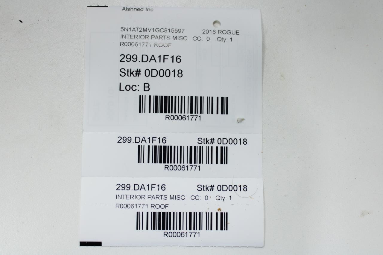 2014-17 Nissan Rogue SV Roof Headliner Grab Grip Handle Set of 4 73940-3NA0A OEM - Alshned Auto Parts