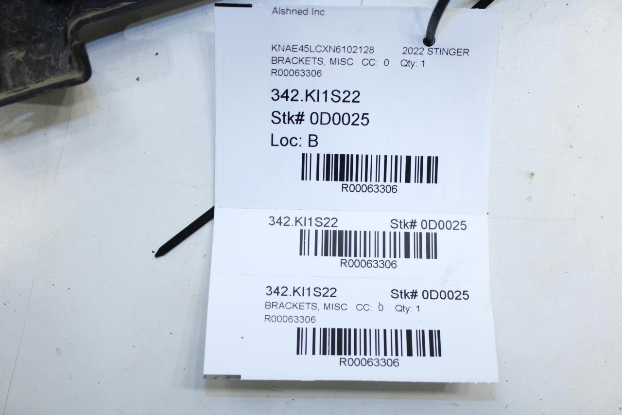 18-23 Kia Stinger GT1 Rear RH Side Bumper Support Mount Bracket 86686-J5000 OEM - Alshned Auto Parts