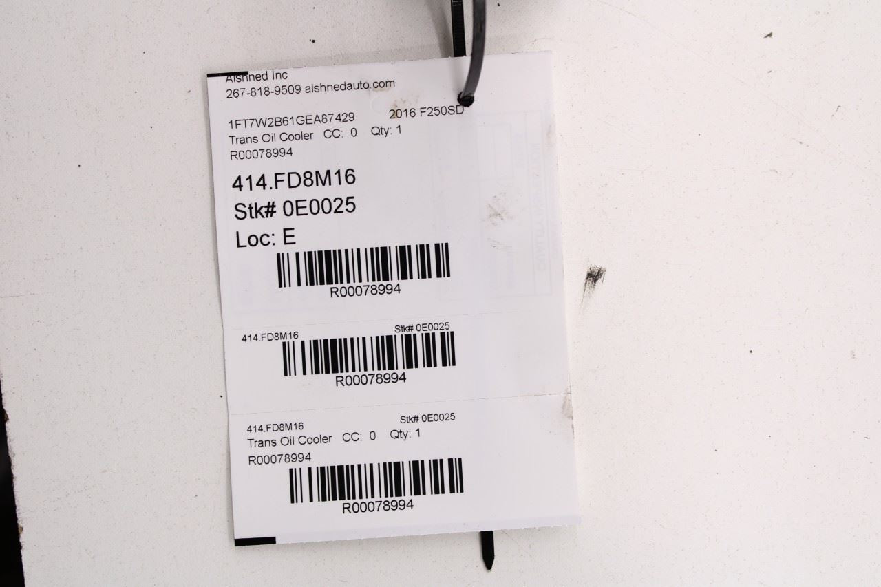 10-16 Ford F250 Lariat Crew Cab 6.2L Automatic Transmission Oil Cooler Line Hose - Alshned Auto Parts