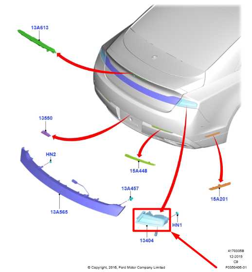 2013-2020 Lincoln MKZ Rear Left Driver Side Tail Light Lamp DP53-13405-AL OEM - Alshned Auto Parts