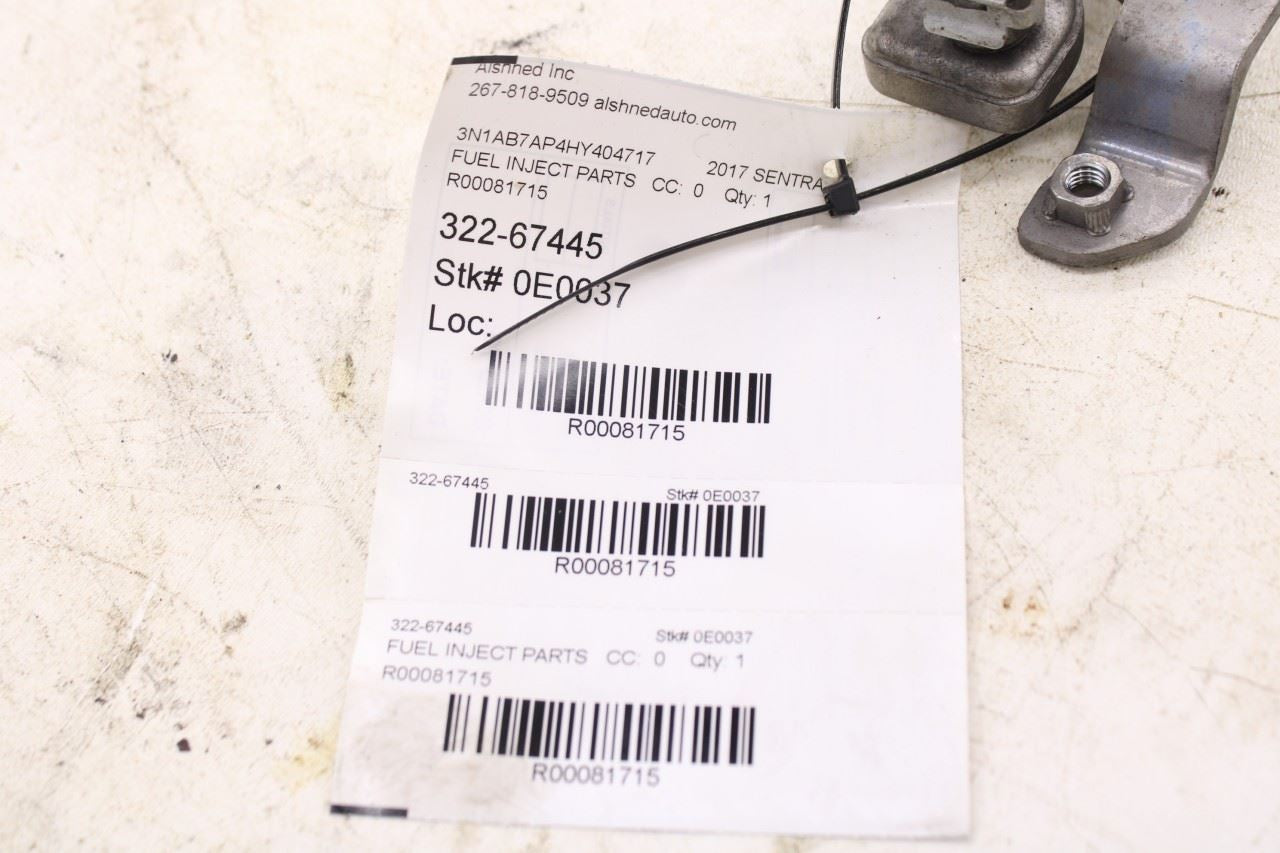 2013-2019 Nissan Sentra SV 1.8L FWD Fuel Rail with Injectors 16600-3RC0A OEM14
