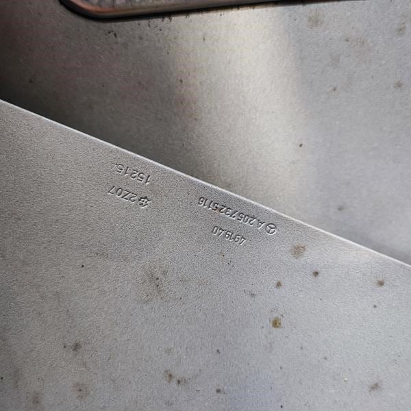 2015-2021 Mercedes-Benz C300 Rear Right Passenger Door Shell 205-730-02-05 OEM - Alshned Auto Parts