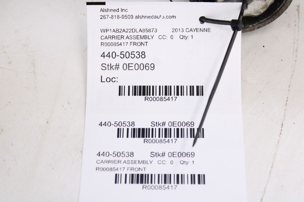 2011-2014 Porsche Cayenne S 4.8L AWD Front Differential Carrier 95834901102 OEM13