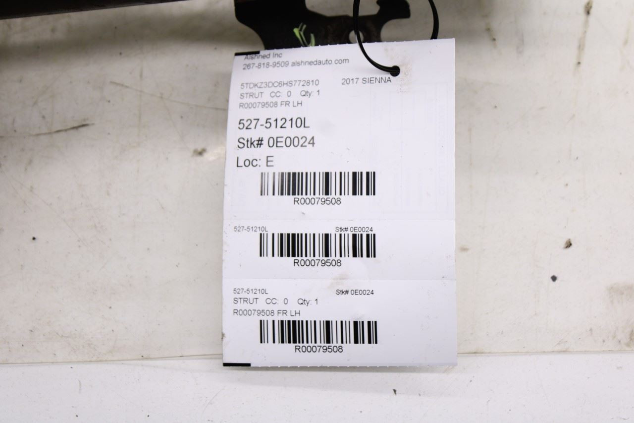 16-20 Toyota Sienna LE 3.5L FWD Front Driver LH Side Shock Strut Absorber *ReaD* - Alshned Auto Parts