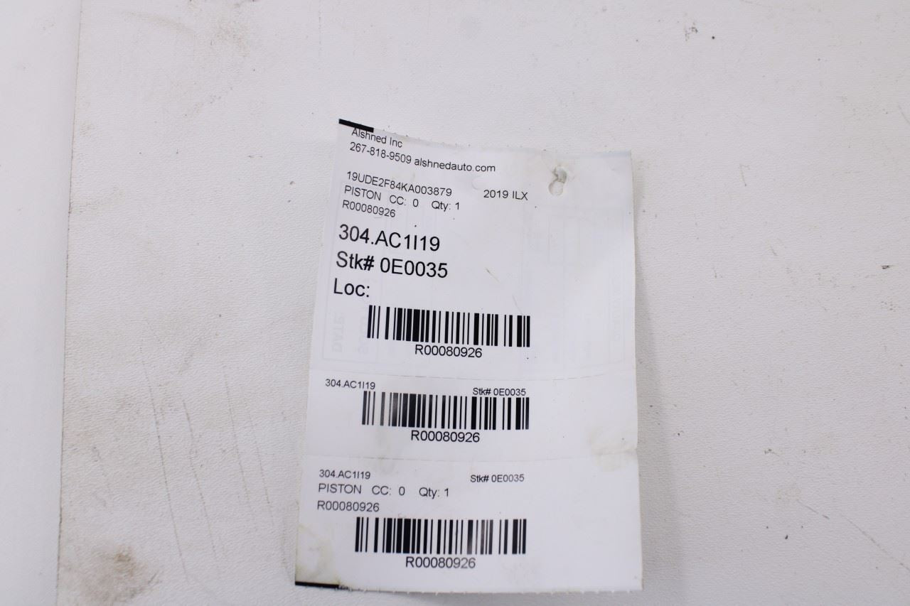 2016-22 Acura ILX Technology A-Spec 2.4L Engine Piston with Connecting Rod Set 417