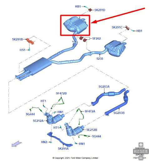 20-25 Ford Explorer Police 3.3L AWD Rear Right Side Exhaust Muffler L1MZ-5230-E - Alshned Auto Parts