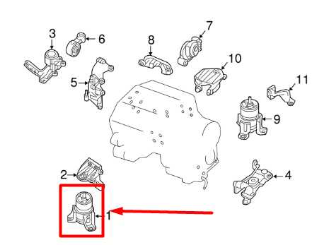2014-2020 Infiniti QX60 3.5L FWD Front Engine Mount Insulator 11270-JA10A OEM - Alshned Auto Parts