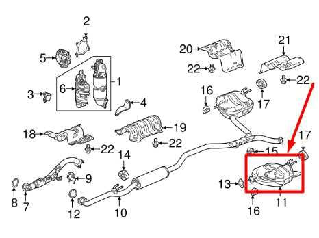 18-22 Honda Accord 1.5L Rear Left Side Exhaust Muffler 18305-TVA-A14 OEM *ReaD* - Alshned Auto Parts