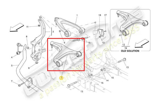 2014-17 Maserati Ghibli RWD Front Left Side Suspension Lower Control Arm *ReaD* - Alshned Auto Parts