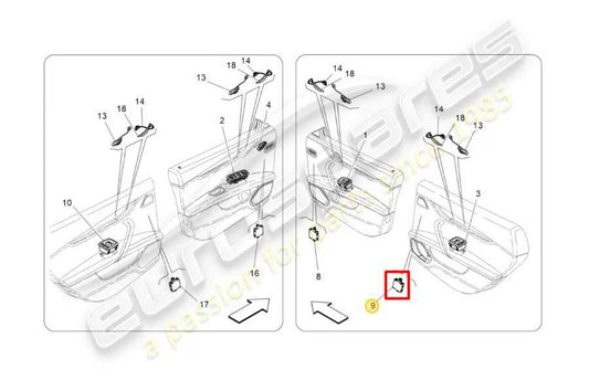 2017-2020 Maserati Ghibli 3.0L Rear Passenger Right Side Door Control Module ECU - Alshned Auto Parts