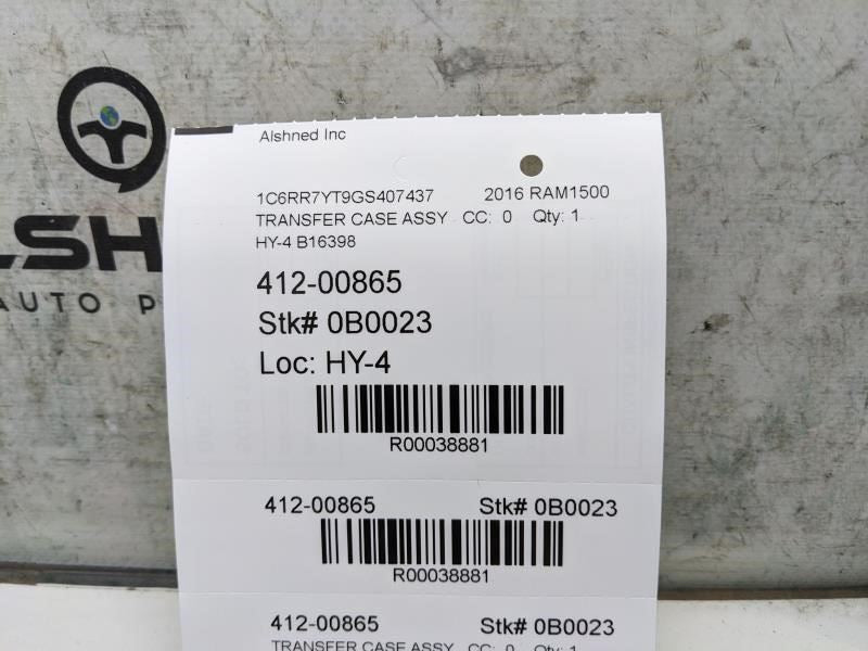 2016-24 Ram 1500 Classic 5.7L Electric Shift Transfer Case model BW44-45 Opt DH912