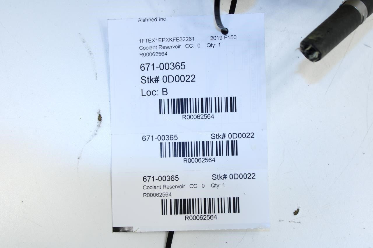 2015-2025 Ford F150 XL 2.7L Radiator Coolant Reservoir Bottle FL3Z-8A080-A OEM - Alshned Auto Parts