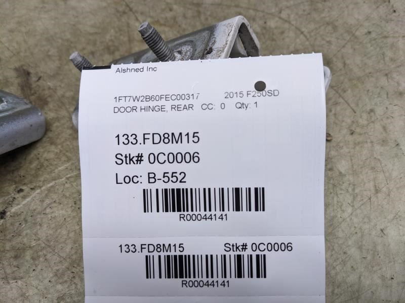 1999-2016 Ford F250SD Rear Left Door Upper & Lower Hinge 4C3Z-2626810-BA OEM - Alshned Auto Parts