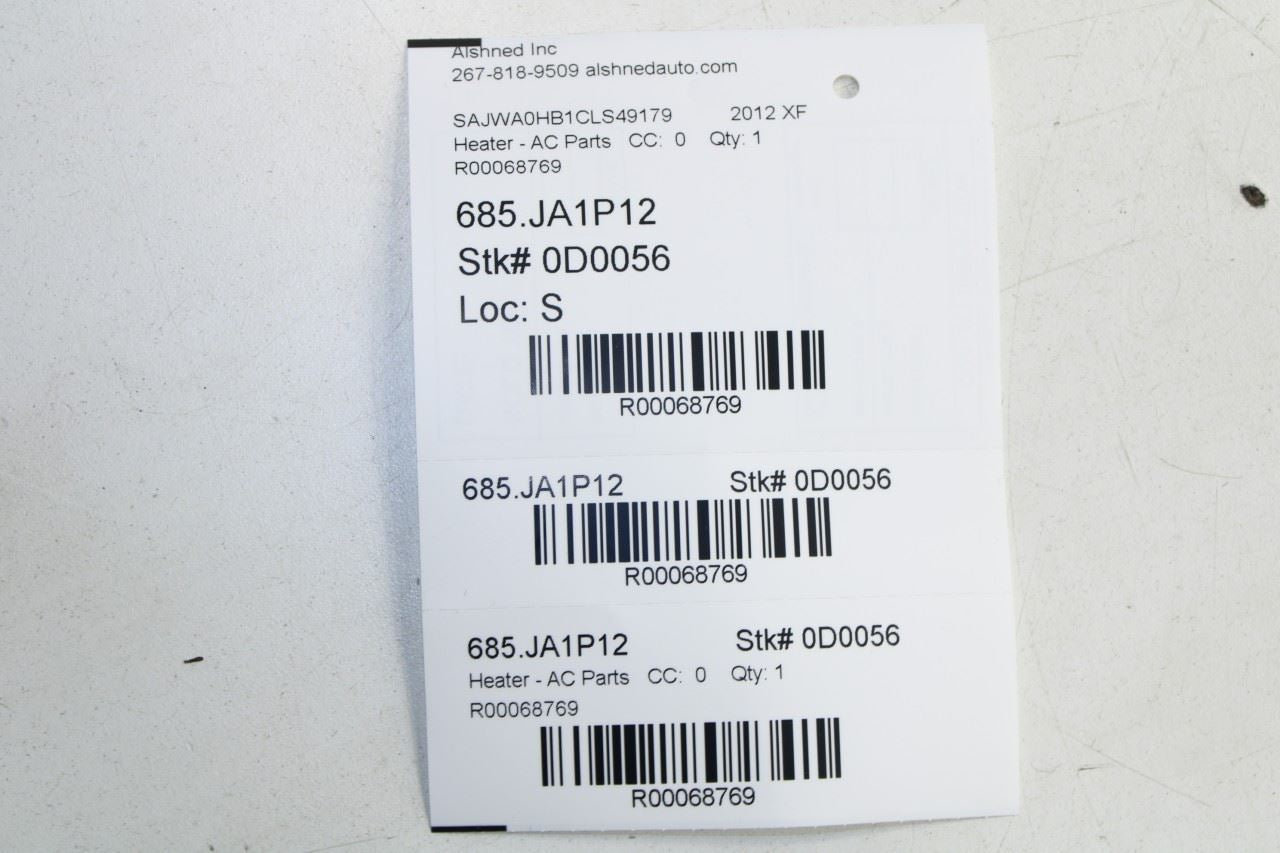 2009-2015 Jaguar XF HVAC Heater Blower Motor Resistor 077800-1020 OEM - Alshned Auto Parts