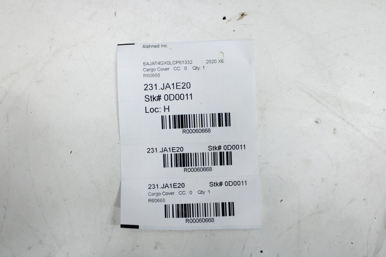 2017-20 Jaguar XE R-Dynamic S Rear Trunk Cargo Floor Panel Carpet LX73-47022-AB - Alshned Auto Parts