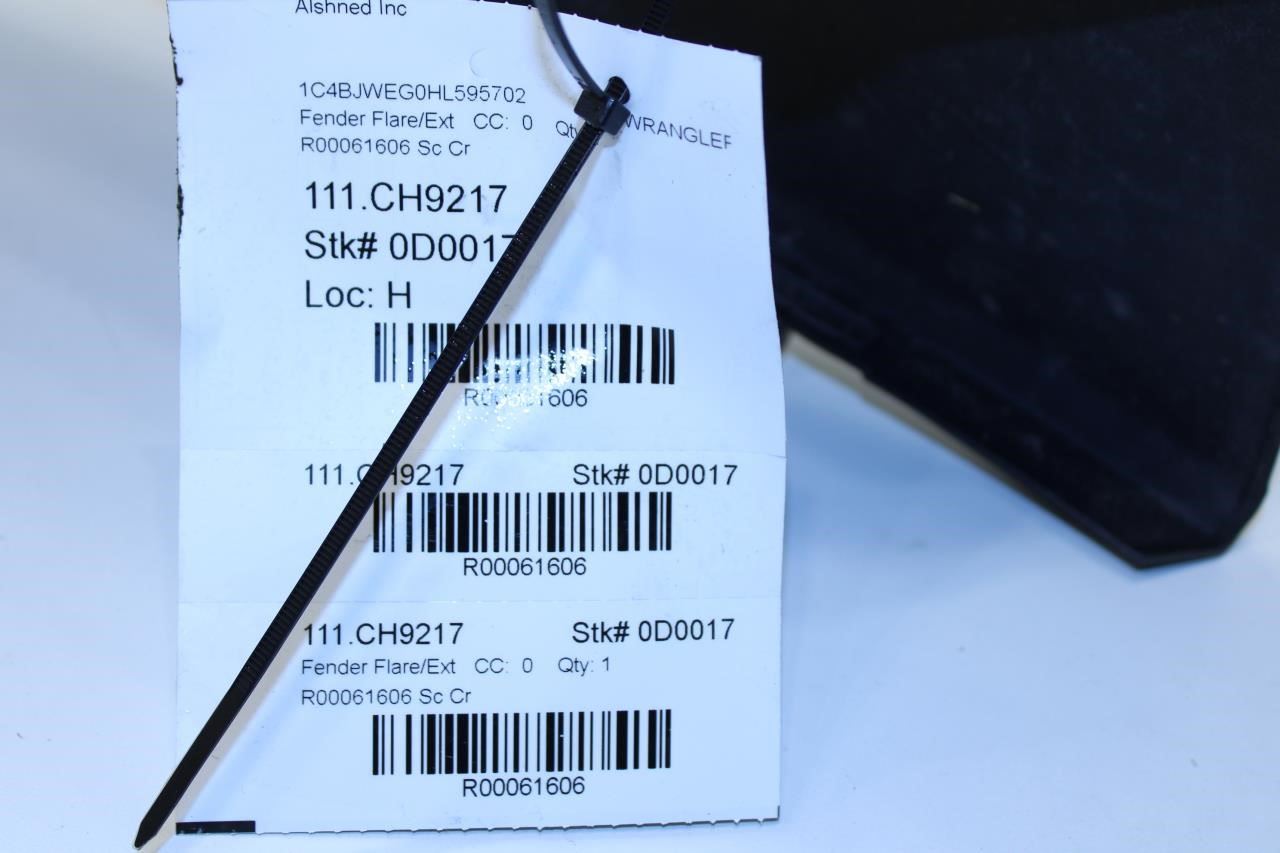 07-17 Jeep Wrangler Sahara Front Left Fender Flare Wheel Opening Molding *ReaD* - Alshned Auto Parts