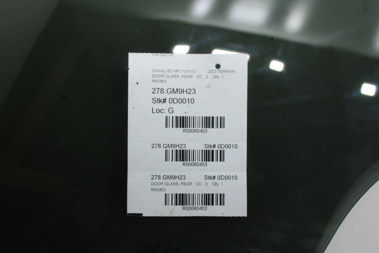 2018-2024 GMC Terrain Denali Rear Left Driver Side Door Window Glass 84398664 - Alshned Auto Parts
