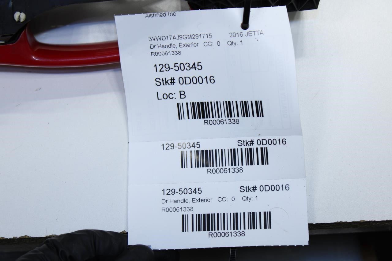 2011-18 Volkswagen Jetta Sport Front Left Door Exterior Handle 5N0-837-205-M-GRU - Alshned Auto Parts
