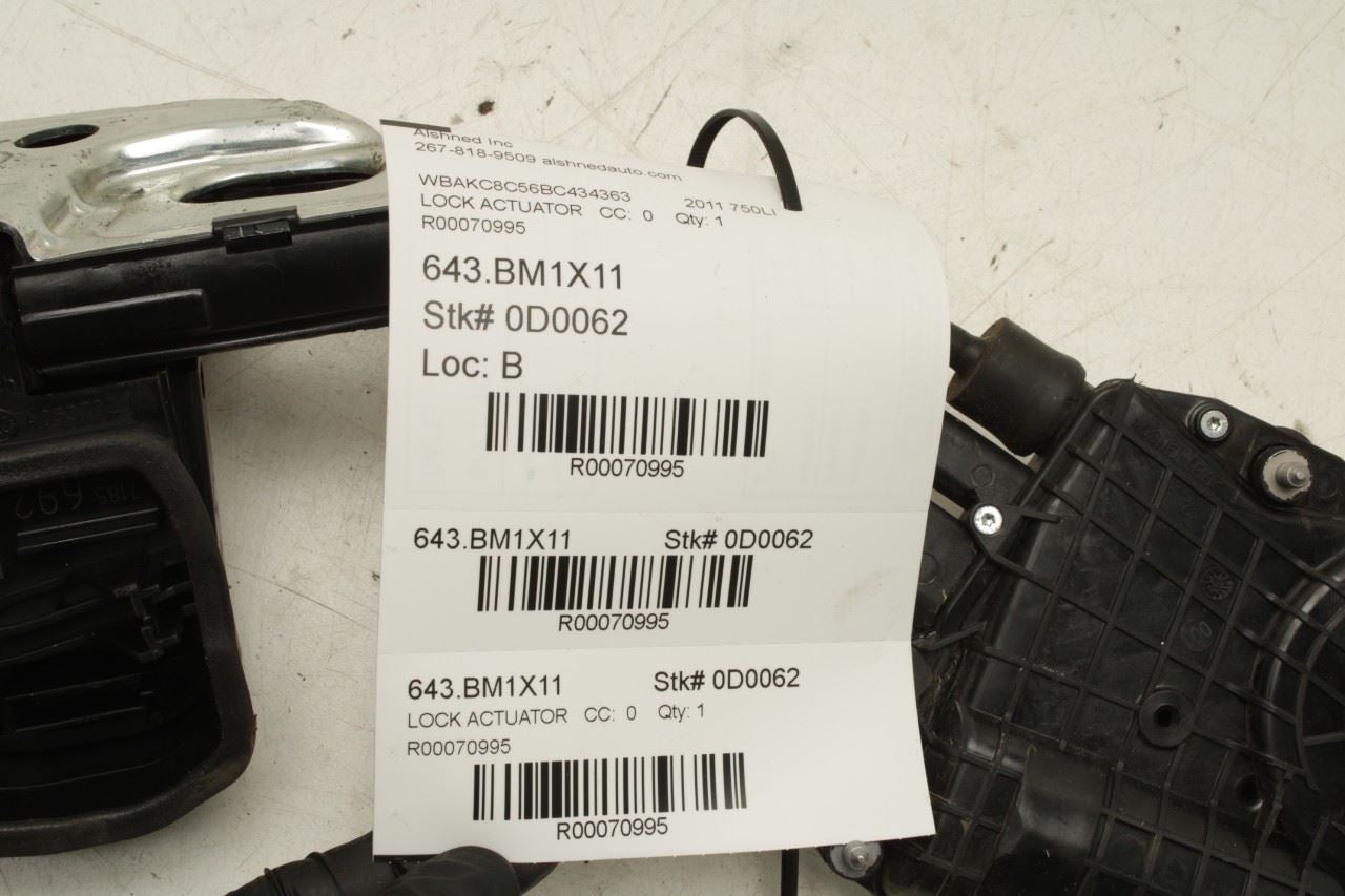 2010-2015 BMW 750Li xDrive Front Right Side Door Lock Latch Actuator 51217185692 - Alshned Auto Parts