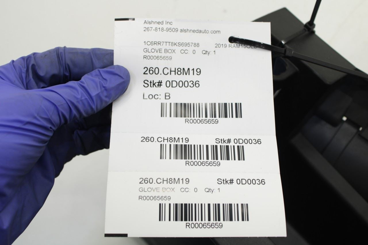 19-21 Ram 1500 Classic Crew Cab Dash RH Side Upper Glove Box Storage Compartment - Alshned Auto Parts